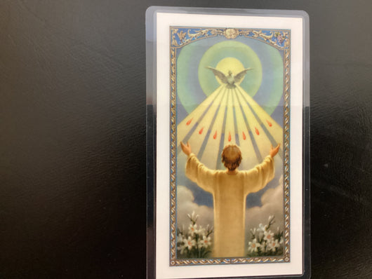 Prayer to the Holy Spirit Prayer Card