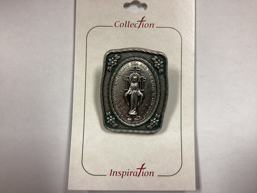 Miraculous Medal Visor Clip