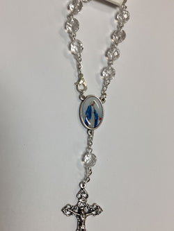 Auto Decade Rosary - Crystal
