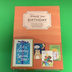Faithfully Yours Greeting Cards - Pretty Packages Birthday Cards
