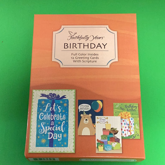 Faithfully Yours Greeting Cards - Pretty Packages Birthday Cards