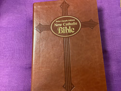 St. Joseph New Catholic Bible Gift Edition Large Print — Brown