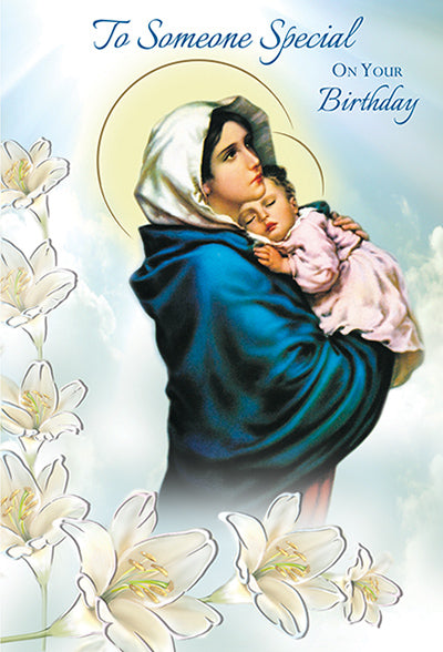 Greeting Card - Birthday Madonna of the Streets