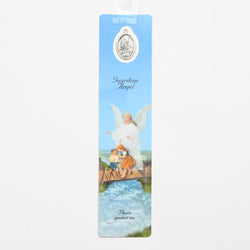 Guardian Angel Bookmark with Medal