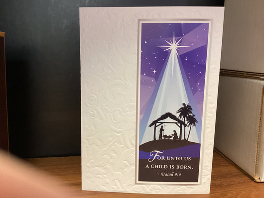 Isaiah 9:6 Christmas Cards box of 25