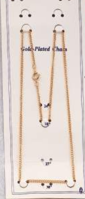 Chain 24” Gold Color Curb Bulk