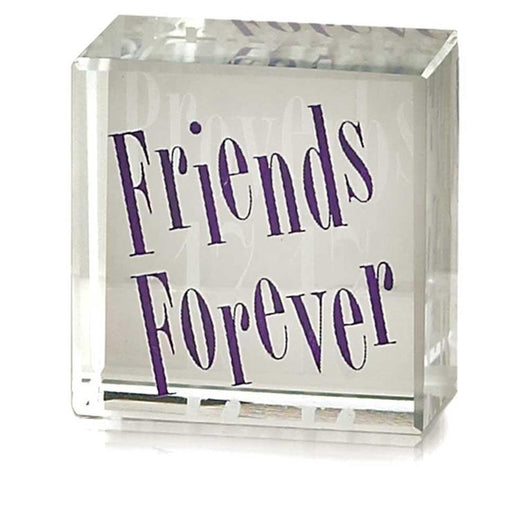 Friends Forever Tabletop Glass cube 1 in. by 1 in.