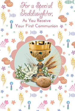 For a Special Goddaughter, As You Receive Your First Communion