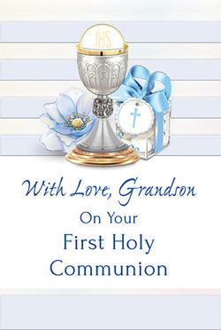 With Love, Great Grandson As You Receive Your First Holy Communion