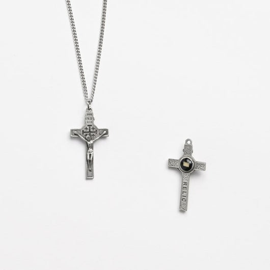 Pewter Holy Spirit Jerusalem Relic Pendant