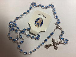 Shomali Crystal Blue Rosary