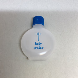 Plastic Holy Water Bottle Round - 1oz