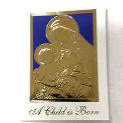 Christmas Greeting Card - A Child is Born - Single Card