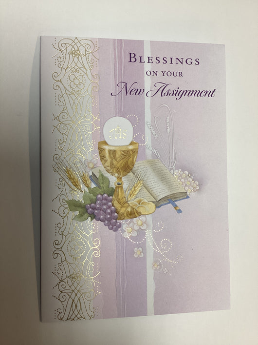 Greeting Card - Blessings on Your New Assignment