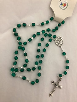 Jubilee 2025 - Pilgrims of Hope Emerald Crystal Rosary