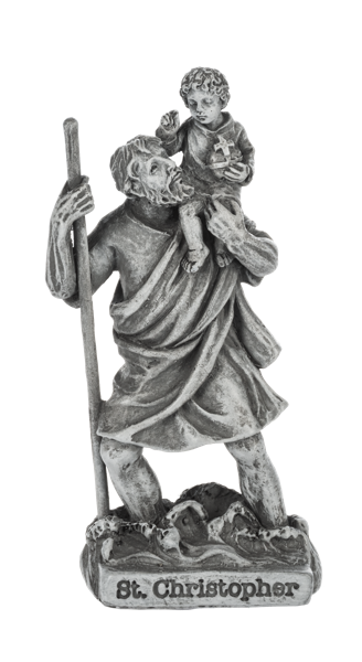 Ganz St. Christopher Statue - 4 & 1/2”