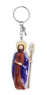 St. Joseph Wood Key Ring