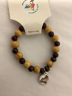 Jubilee 2025 - Pilgrims of Hope Wood Bracelet