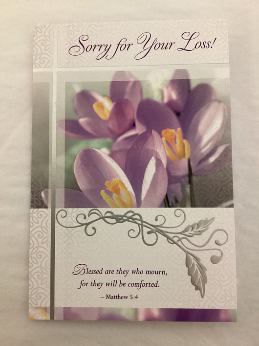 Sorry for Your Loss - Sympathy Card