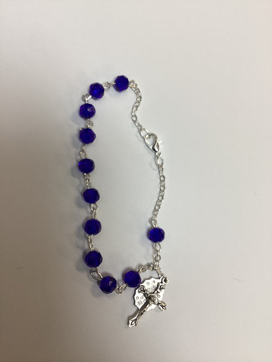 Birthstone Rosary Bracelet - September