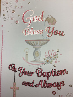 God bless you on your Baptism and always