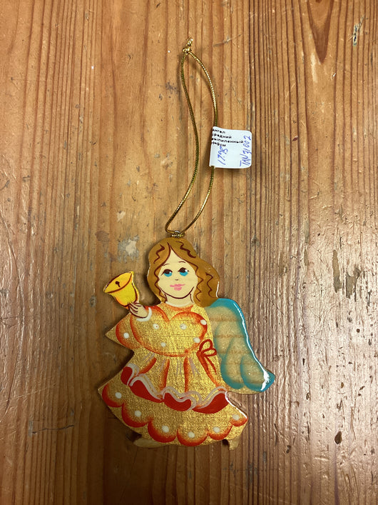 Angel Ringing Bell Ornament