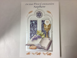Greeting Card - First Communion Nephew