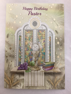 Greeting Card - Happy Birthday Pastor