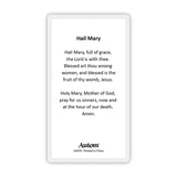 Hail Mary Prayer Card