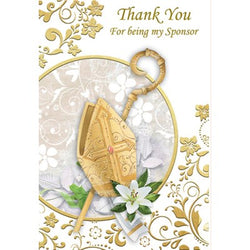 Greeting Card - Confirmation Thank You Sponsor