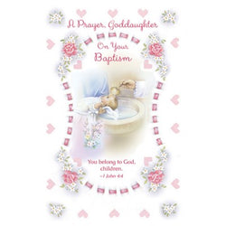 Greeting Card - Goddaughter Baptism