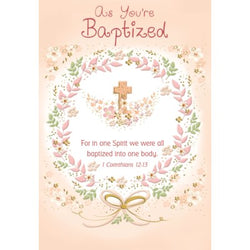 Greeting Card - Girl Baptism