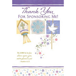 Greeting Card - Confirmation Thank You Sponsor