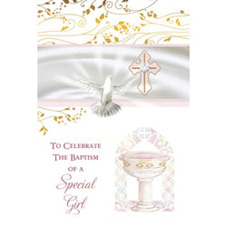 Greeting Card - Girl Baptism