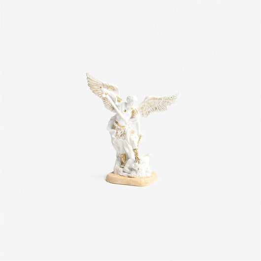 White Saint Michael Archangel Small Statue