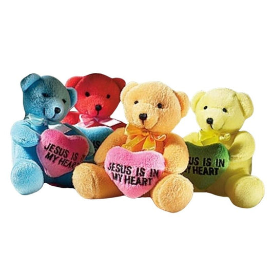 Jesus My Heart Plush Bear