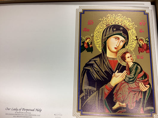 Our Lady of Perpetual Help Mass Card Box of 100