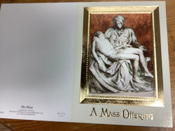 Pieta Mass Card Box of 100