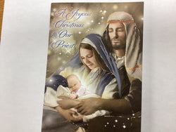 A Joyous Christmas to Our Priest Greeting Card
