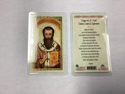 Saint Basil Prayer Card