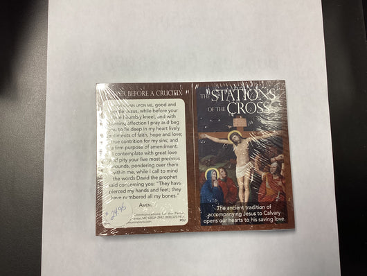 The Stations of the Cross Folded Card Package of 50