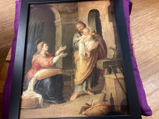 The Holy Family Framed Image