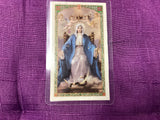 Memorare Prayer Card