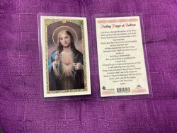 Healing Prayer at Bedtime Prayer Card