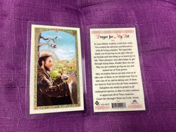 Prayer for My Pet Prayer Card