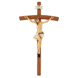 12” Wall Crucifix - Hammered Finish