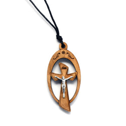 Crucifix Necklace Metal Body