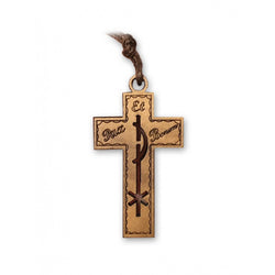 Necklace Pax et Bonum Olive Wood