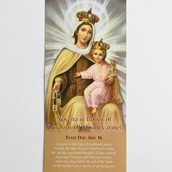 Novena in Honor of Our Lady of Mount Carmel