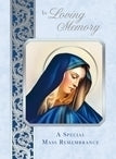 Madonna Mass Cards In Loving Memory Mass Remembrance
